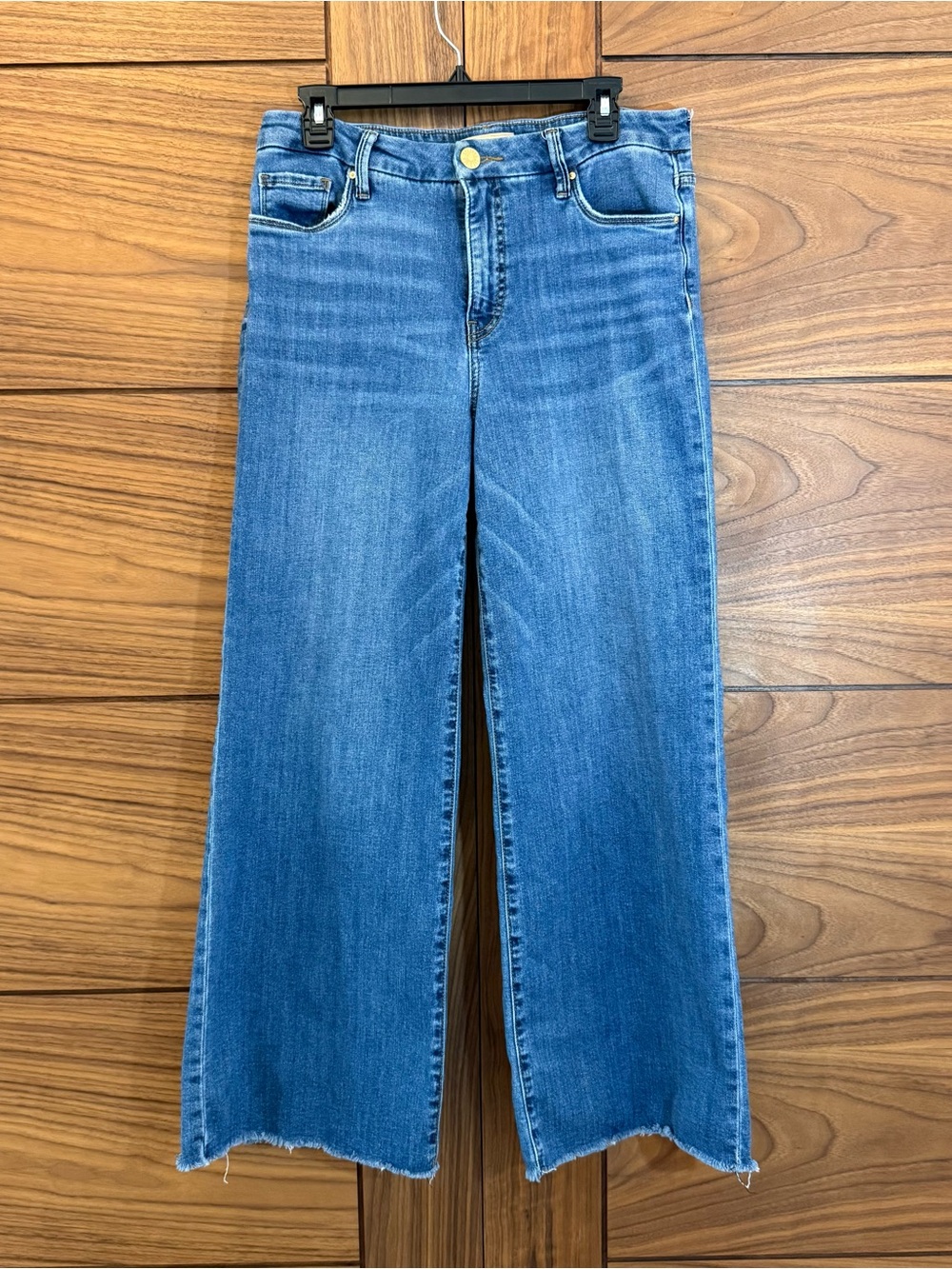 KUT from the Kloth Meg High-Rise Fab Ab Wide Leg Jeans Women's 8